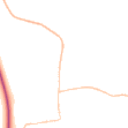 Night-time road noise heatmap for PE38 0HU