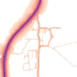 Daytime road noise heatmap for PE38 0HX