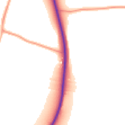 Daytime road noise heatmap for PE38 0LN