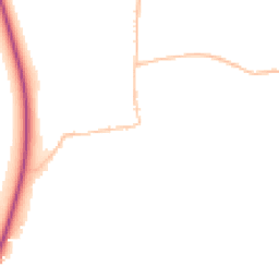 Night-time road noise heatmap for PE38 0NT
