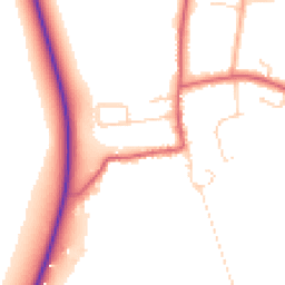 Daytime road noise heatmap for PE38 0QB