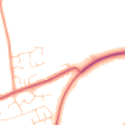 Daytime road noise heatmap for PE6 0AF