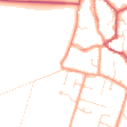 Daytime road noise heatmap for PE6 0BU