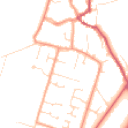 Daytime road noise heatmap for PE6 0BW