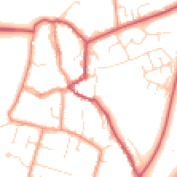 Daytime road noise heatmap for PE6 0DF