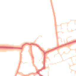 Daytime road noise heatmap for PE6 0DJ