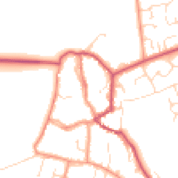 Daytime road noise heatmap for PE6 0EG