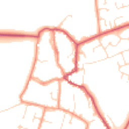Daytime road noise heatmap for PE6 0EJ