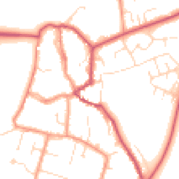 Daytime road noise heatmap for PE6 0EU