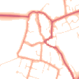 Daytime road noise heatmap for PE6 0EX