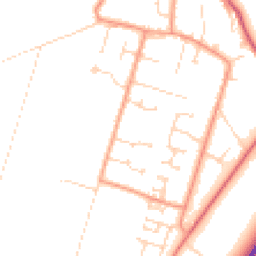 Daytime road noise heatmap for PE6 0HH