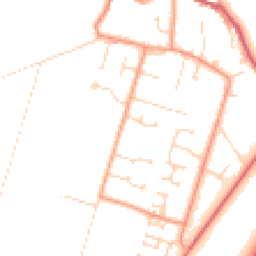 Daytime road noise heatmap for PE6 0HR