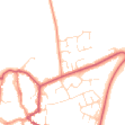 Daytime road noise heatmap for PE6 0JG