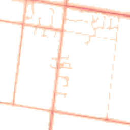 Daytime road noise heatmap for PE6 7AJ