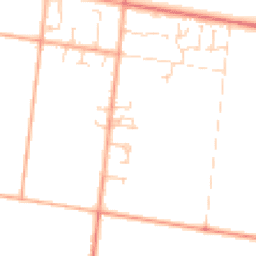 Daytime road noise heatmap for PE6 7AN