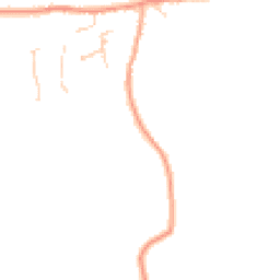 Daytime road noise heatmap for PE6 7EG