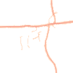 Daytime road noise heatmap for PE6 7EU