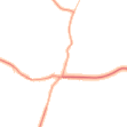 Daytime road noise heatmap for PE6 7HU
