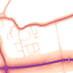 Daytime road noise heatmap for PE6 7LG