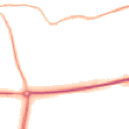 Night-time road noise heatmap for PE6 7LY