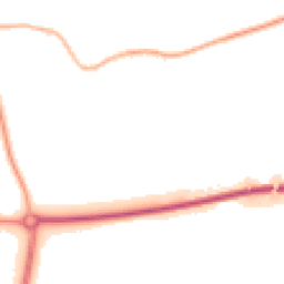 Night-time road noise heatmap for PE6 7NA