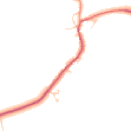 Daytime road noise heatmap for PE6 7NF