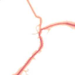 Daytime road noise heatmap for PE6 7NQ