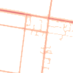 Daytime road noise heatmap for PE6 7QU