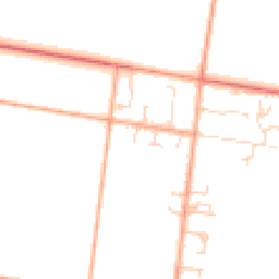 Daytime road noise heatmap for PE6 7QX