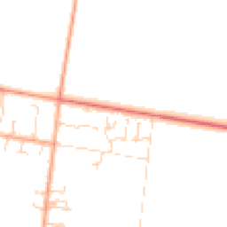Daytime road noise heatmap for PE6 7RB