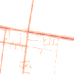 Daytime road noise heatmap for PE6 7RD