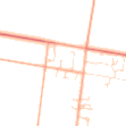 Daytime road noise heatmap for PE6 7RZ