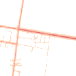 Daytime road noise heatmap for PE6 7SS