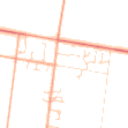 Daytime road noise heatmap for PE6 7SU