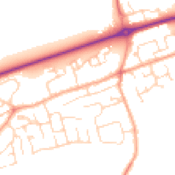 Daytime road noise heatmap for PE6 7UP