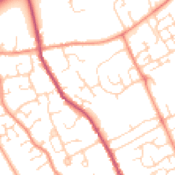 Daytime road noise heatmap for PE6 8LP