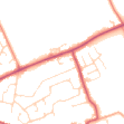 Daytime road noise heatmap for PE6 8PP
