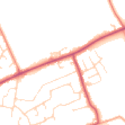Daytime road noise heatmap for PE6 8RF