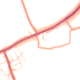 Daytime road noise heatmap for PE6 8RS