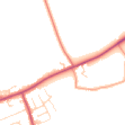 Daytime road noise heatmap for PE6 8SF