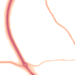 Night-time road noise heatmap for PE6 8SX