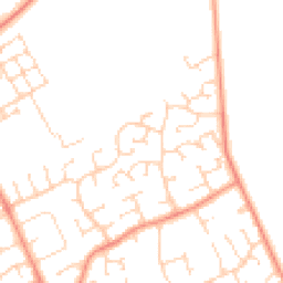 Daytime road noise heatmap for PE6 8SZ