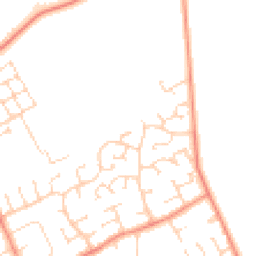 Daytime road noise heatmap for PE6 8TA