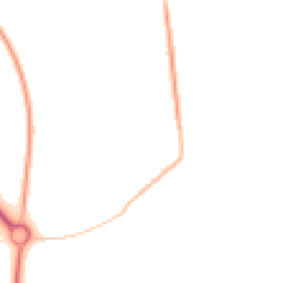 Night-time road noise heatmap for PE6 9AL