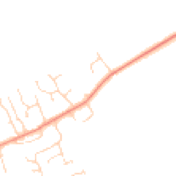 Daytime road noise heatmap for PE6 9AN