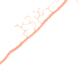 Daytime road noise heatmap for PE6 9BZ