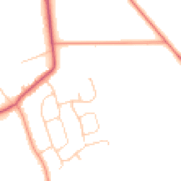 Daytime road noise heatmap for PE6 9DW