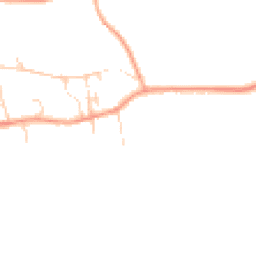 Daytime road noise heatmap for PE6 9ED