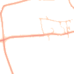 Daytime road noise heatmap for PE6 9EG