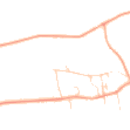 Daytime road noise heatmap for PE6 9EY